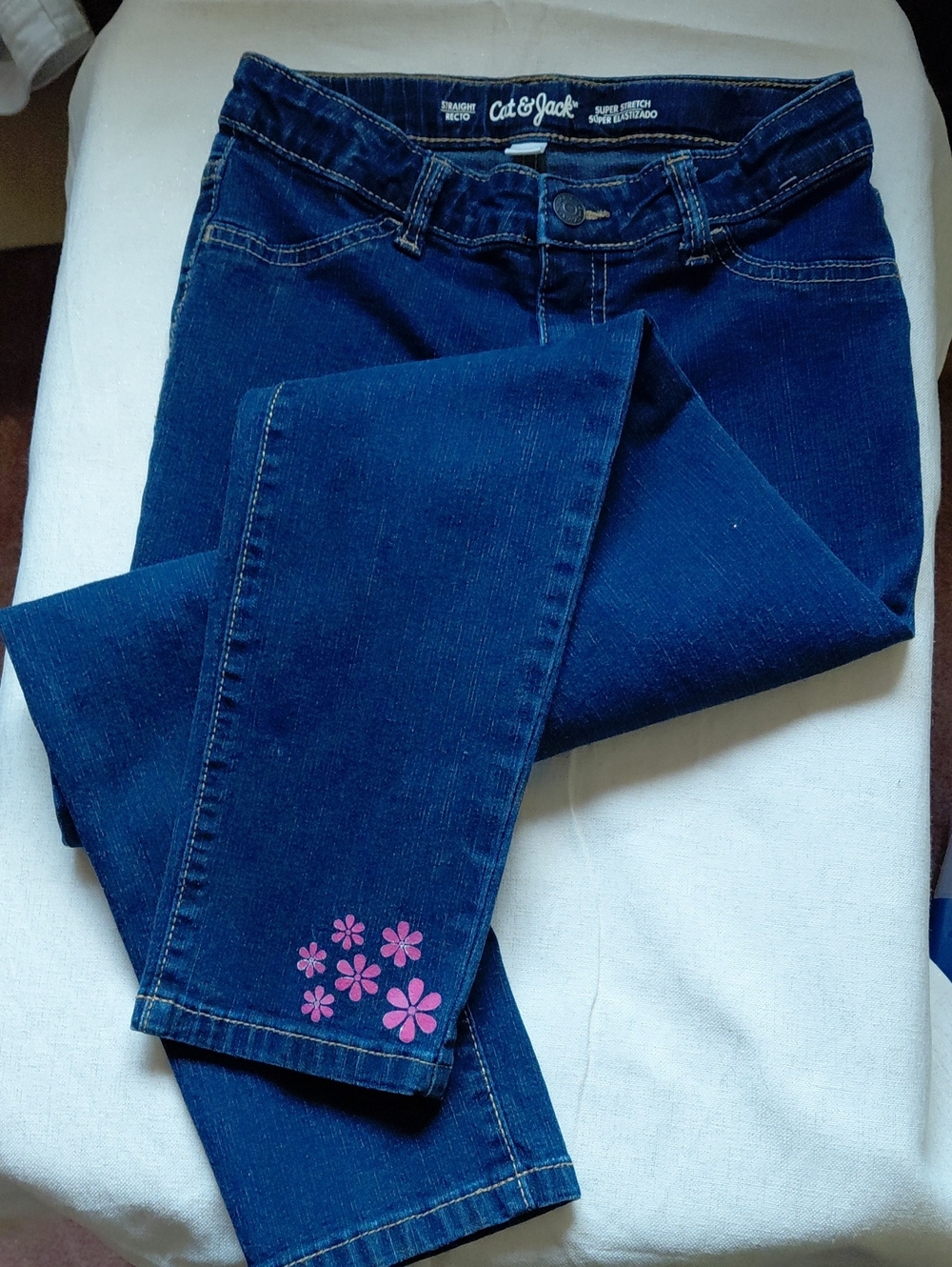 CAT abd JACK Girls Hand Pained Jeans